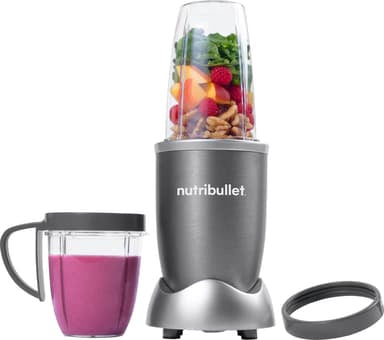 Blender - NUTRIBULLET Original 600 - NB606DG - 600 W - 2 tasses incluses 700 ml et 500 ml - Gris - Sans BPA