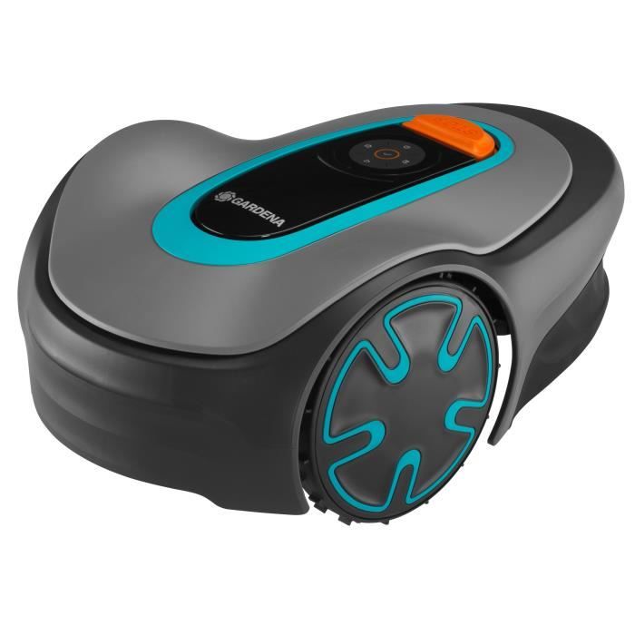 GARDENA Tondeuse robot SILENO minimo 250 – Connexion Bluetooth – Surface tonte max 250m˛ – Triple lames pivotantes (15201-26)