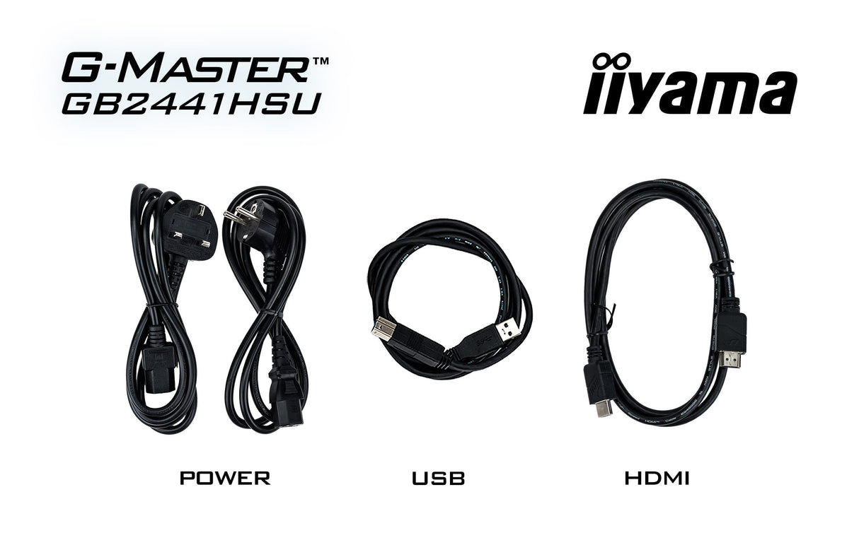 Ecran PC Gamer - IIYAMA - 24'' - FHD - 144Hz - Dalle IPS - 1ms - Réglable en hauteur - G-Master