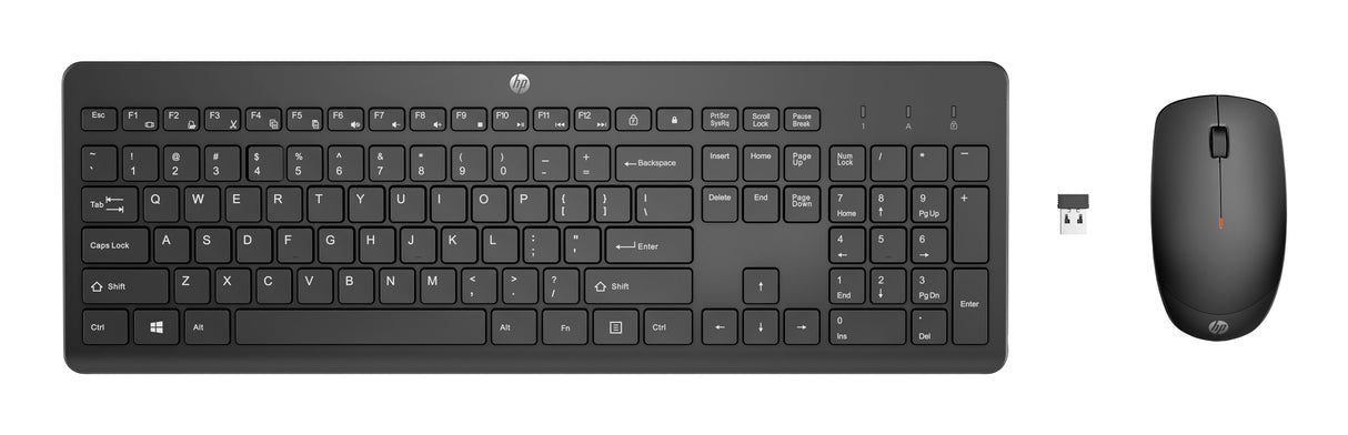 Ensemble Clavier Souris sans fil HP 230 - AZERTY