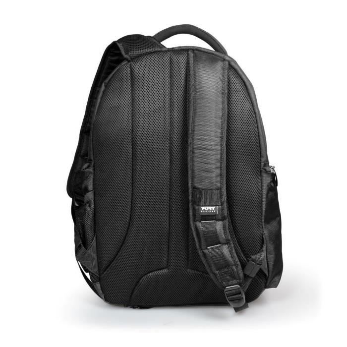 Sac a dos PC - PORT DESIGNS - Pour ordinateur portable COURCHEVEL - 20 litres - 15.6/16 pouces - Noir
