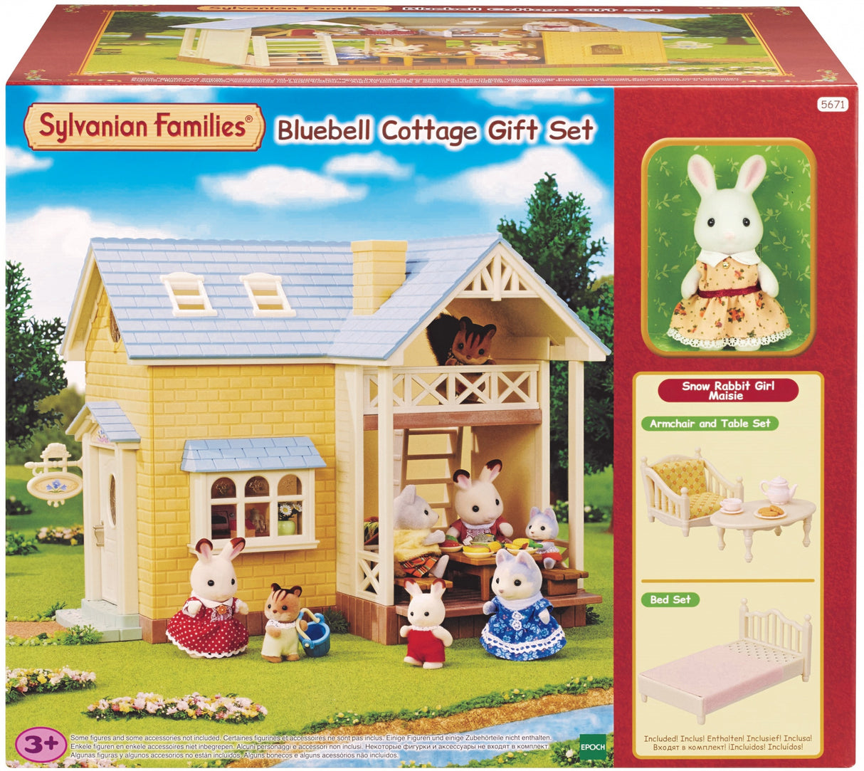 Le cottage au toit bleu - Sylvanian Families - 5671