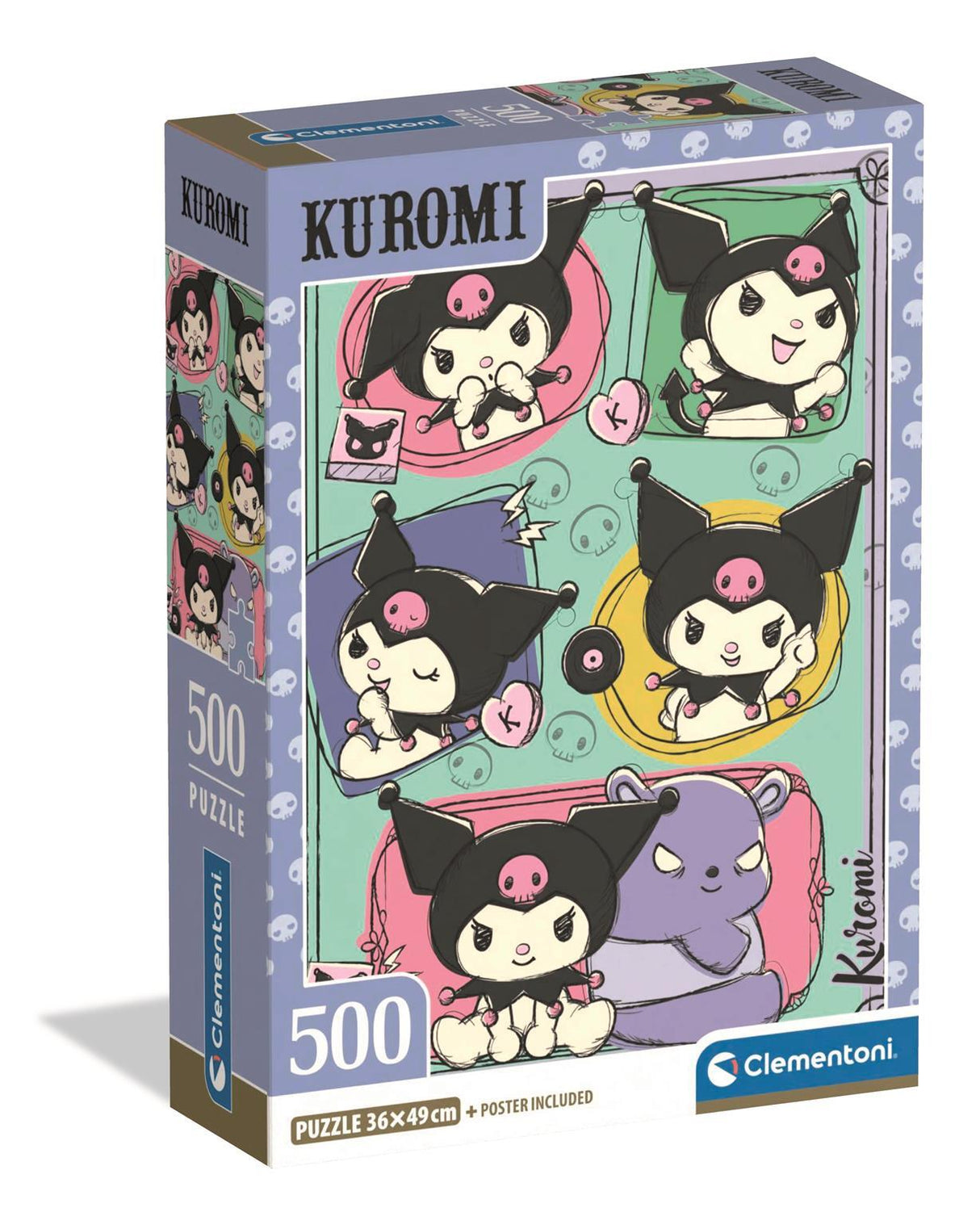 Puzzle 500 pieces - Clementoni - Kuromi - Puzzle Enfant - Des 8 ans