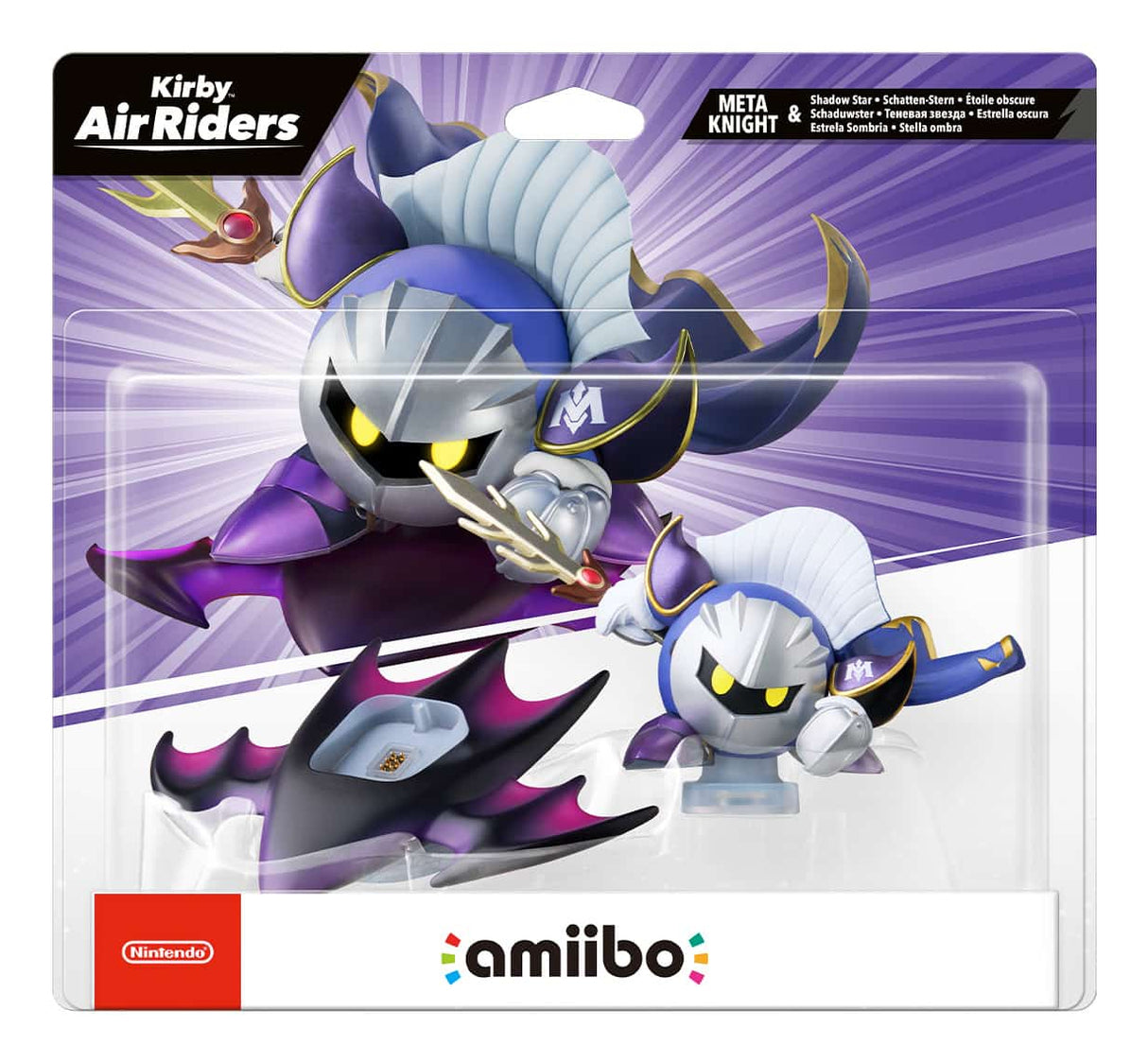 Figurine Amiibo - Meta Knight & Étoile Obscure • Collection Kirby