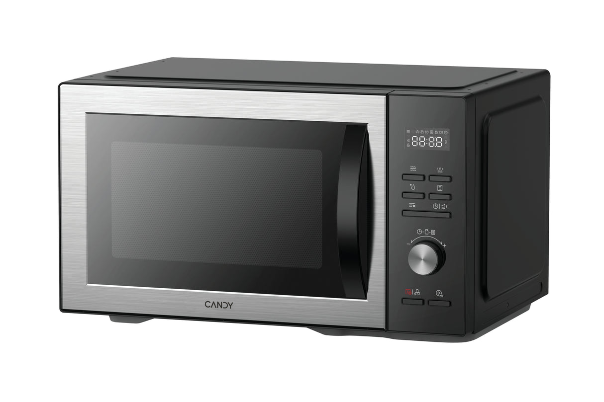 Micro-ondes Gril Candy Essenza CMGA31EDLB 1000W 31L Digital Noir - Fonction Nettoyage Auto - 5 Niveaux de Puissance -10 Menus Auto