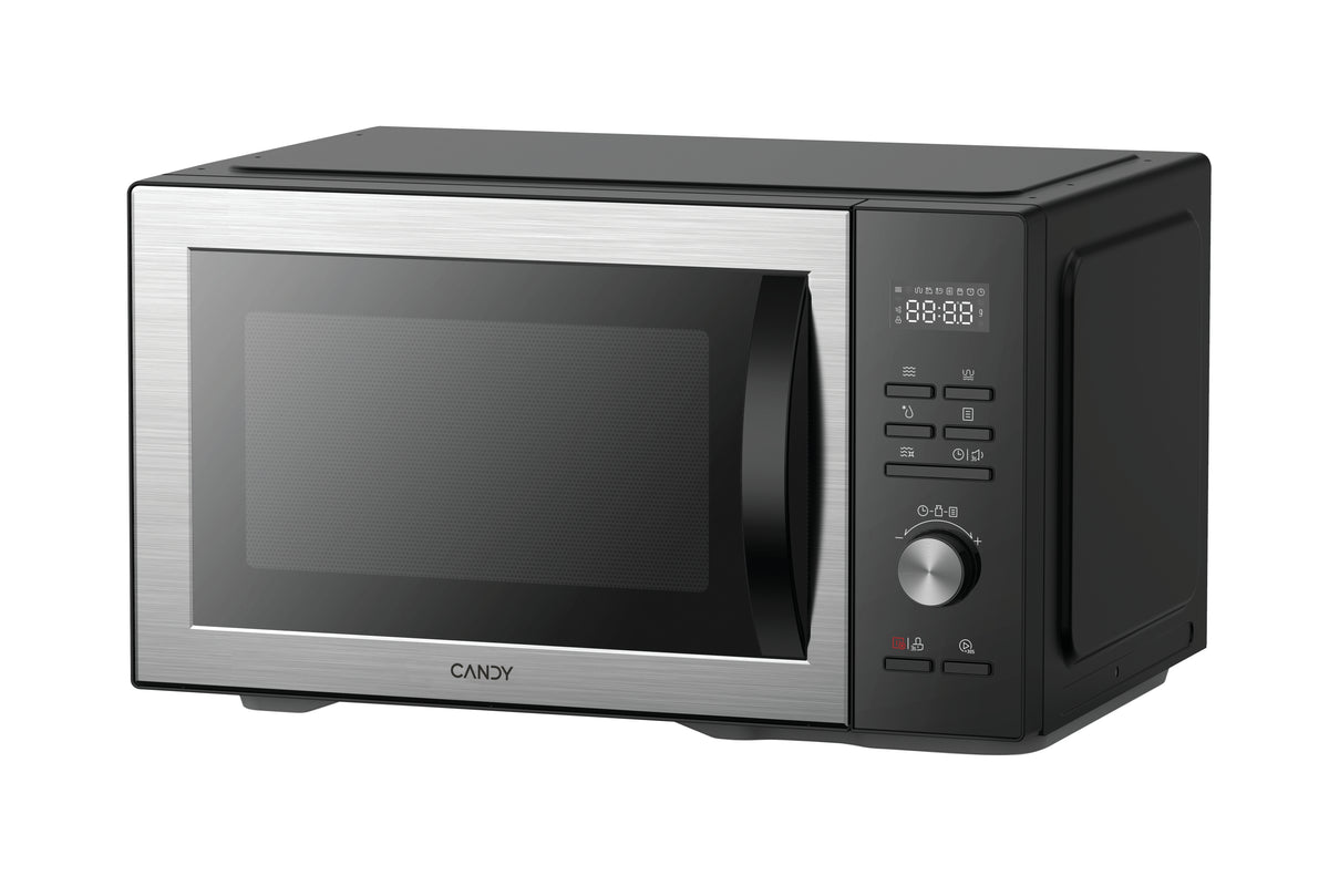 Micro-ondes Gril Candy Essenza CMGA31EDLB 1000W 31L Digital Noir - Fonction Nettoyage Auto - 5 Niveaux de Puissance -10 Menus Auto