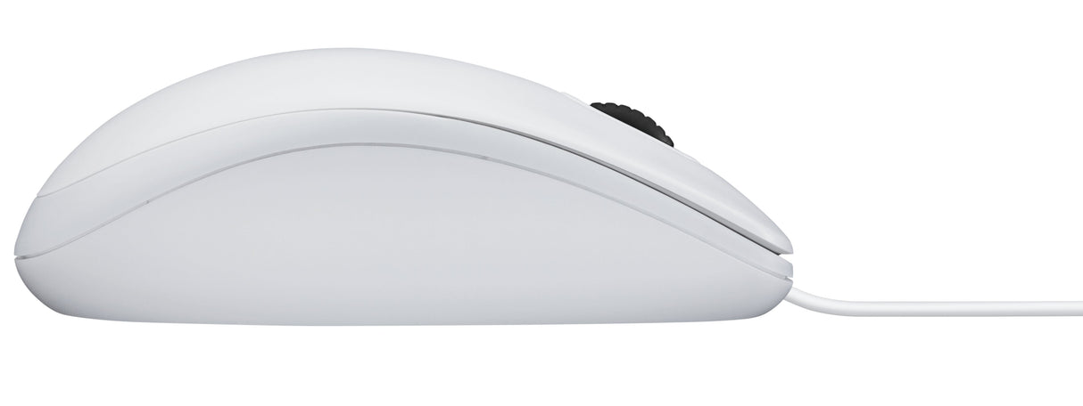 Souris filaire Logitech B100 Optical USB (Blanc)