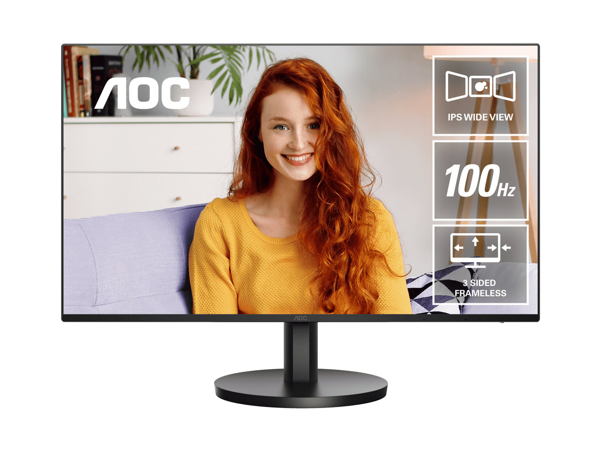 Ecran 24" AOC Basic B3 24B3HA2 Full HD 120Hz (Noir)