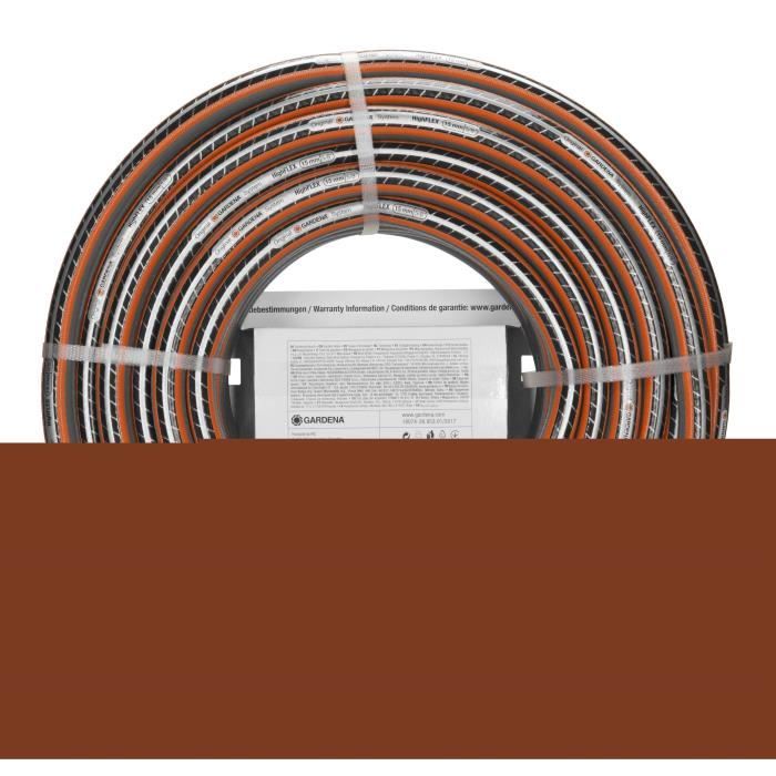 GARDENA Kit tuyau d'arrosage Comfort HighFLEX Longueur 20m Ø15mm Anti noeud et indéformable Garantie 20 ans (18074-26)