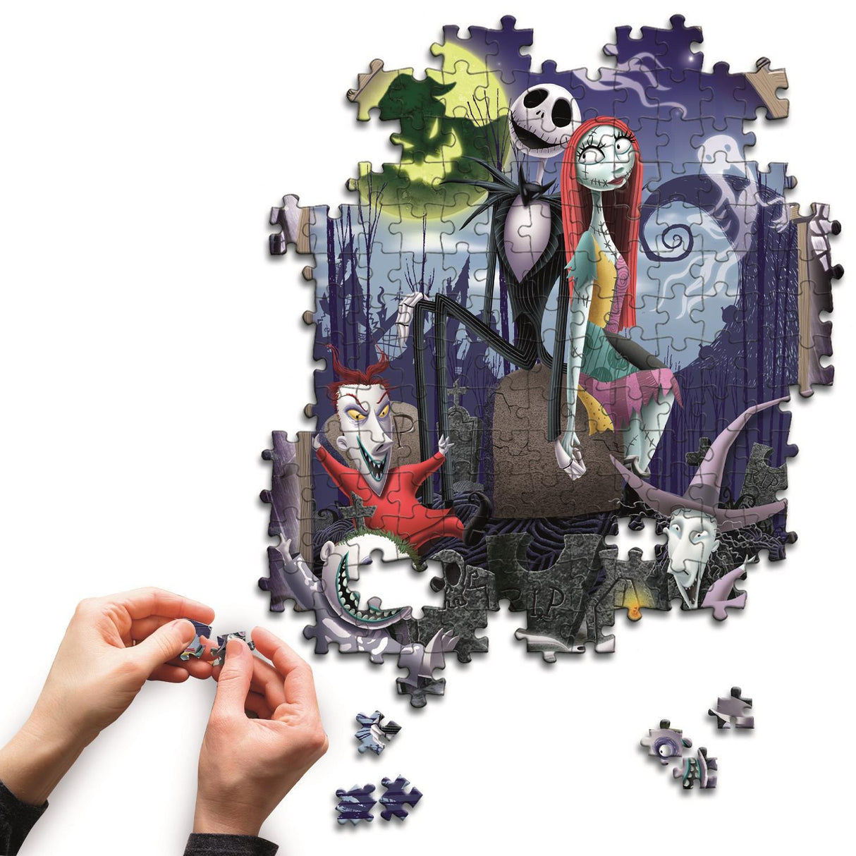 CLEMENTONI - 300 pieces Super - L'étrange Noël de Mr Jack