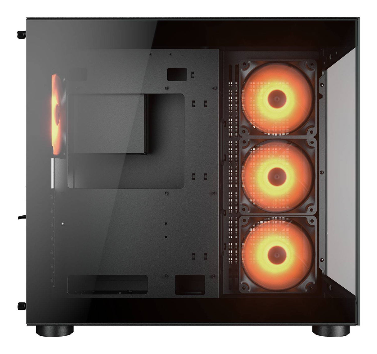 Boitier Moyen Tour ATX Cougar FV150 RGB avec panneaux vitrés (Noir)