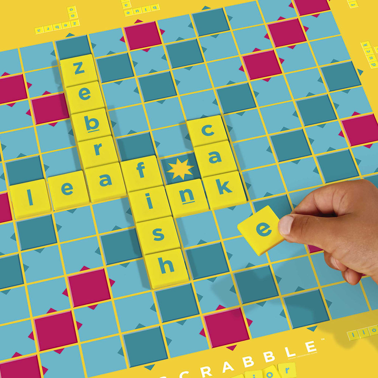 Mattel Games - Scrabble Junior - Jeu de Société - 6 ans et + Y9668