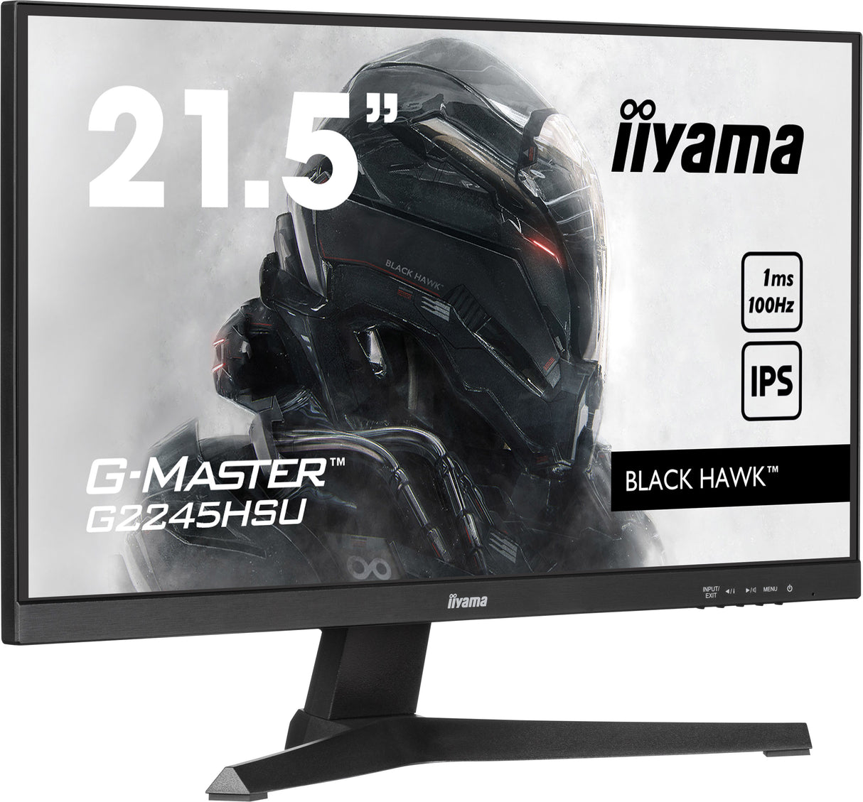 Ecran PC Gamer - IIYAMA - 22 - FHD - 100Hz - Dalle IPS - 1ms - G2245HSU-B2