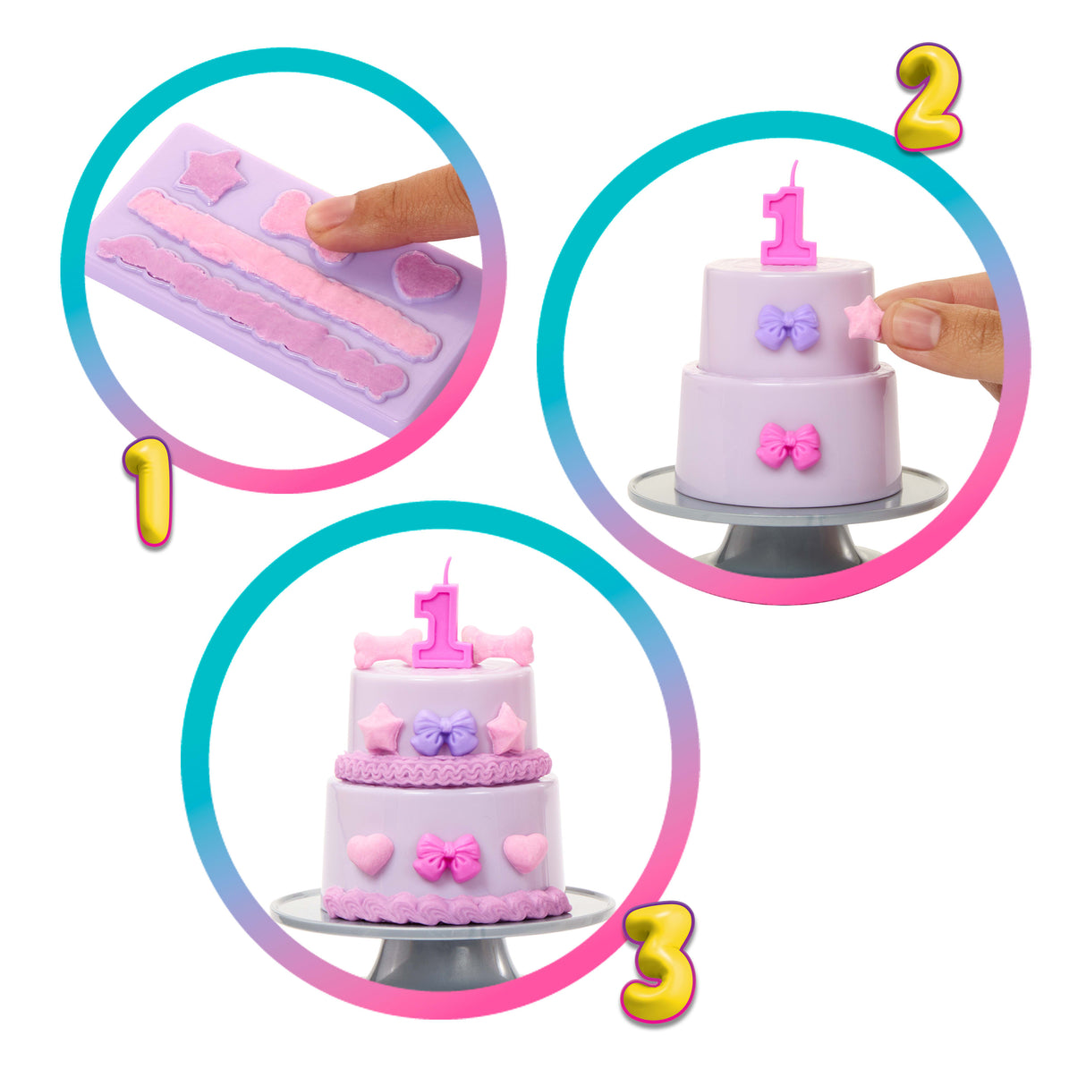 BARBIE Party unboxed chien violet - JFG70