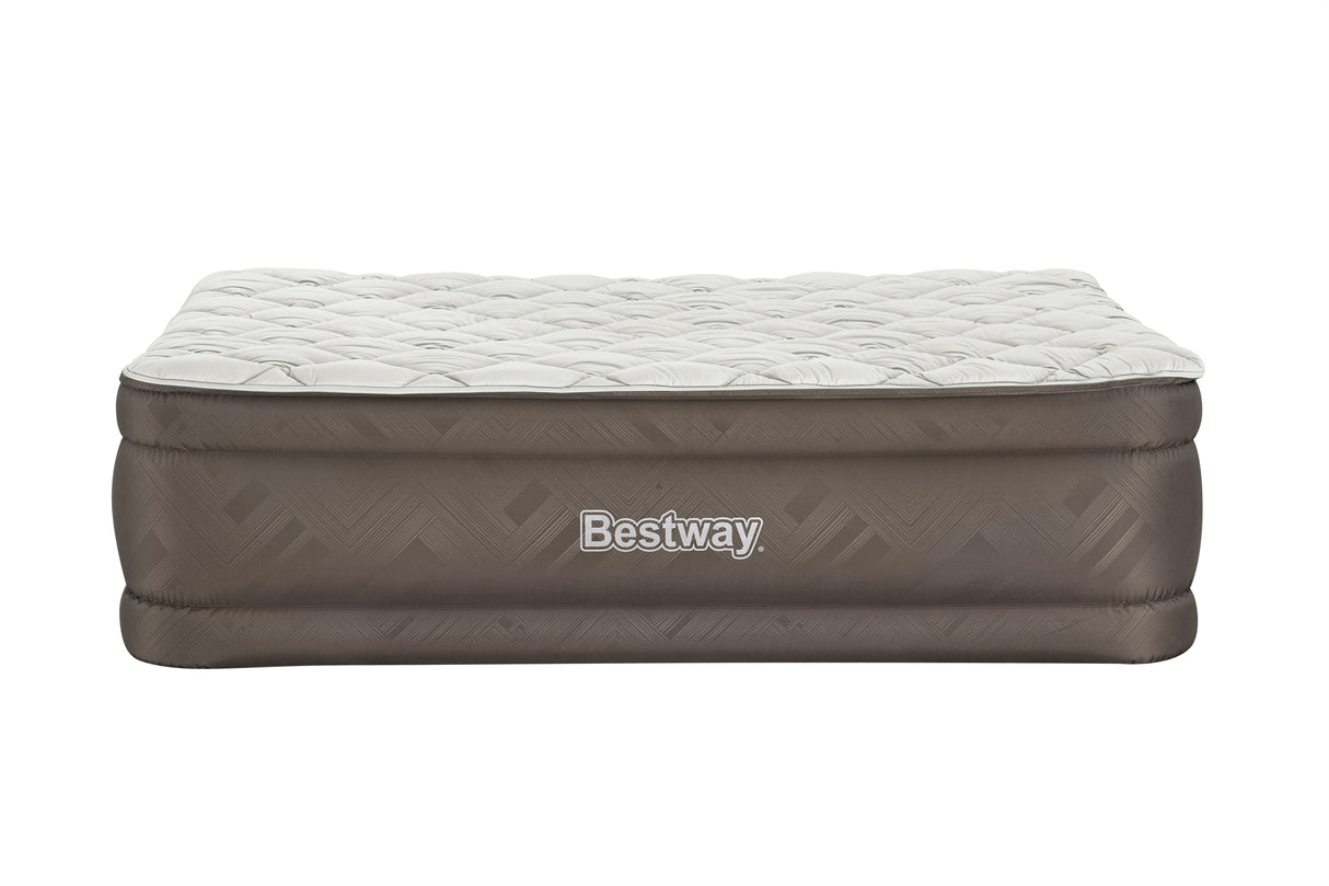 Matelas gonflable - BESTWAY - Tough Guard Fortech - 2 places - Pompe électrique - 350 kg de charge