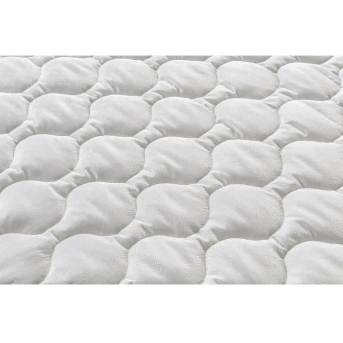 Ensemble matelas sommier 180 x 200 cm Hauteur 24 cm - ressorts ensachés - 7 zones - réversible - fabriqué en Belgique - DEKO DREAM