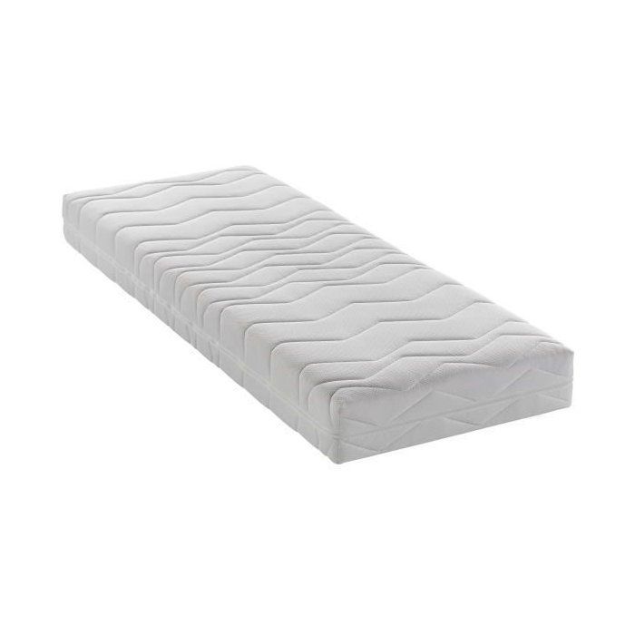 DEKODREAM Ensemble Relaxation Matelas mousse 2x90x200 cm + Sommier TPR electrique