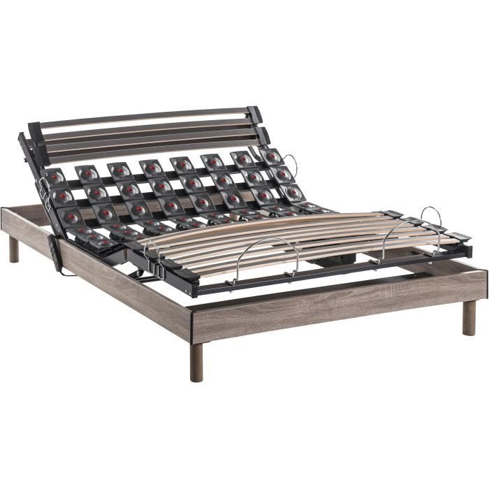 Ensemble matelas + sommier relaxation Èlectrique ERGO 6 Physiomax - 140x200 cm - DEKO DREAM