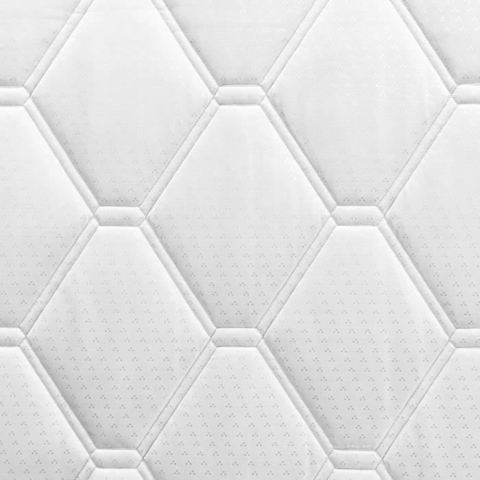 Ensemble matelas 180x200 cm + sommiers 2x90x200 cm - Ressorts ensachÈs - 7 zones - 27 cm - …quilibrÈ - DEKO DREAM DÈtente