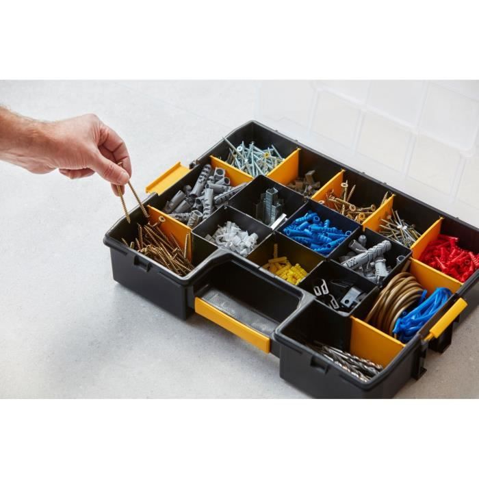 Organisateur - STANLEY - 1-94-745 - intercalaires mobiles - 17 compartiments - Sortmaster