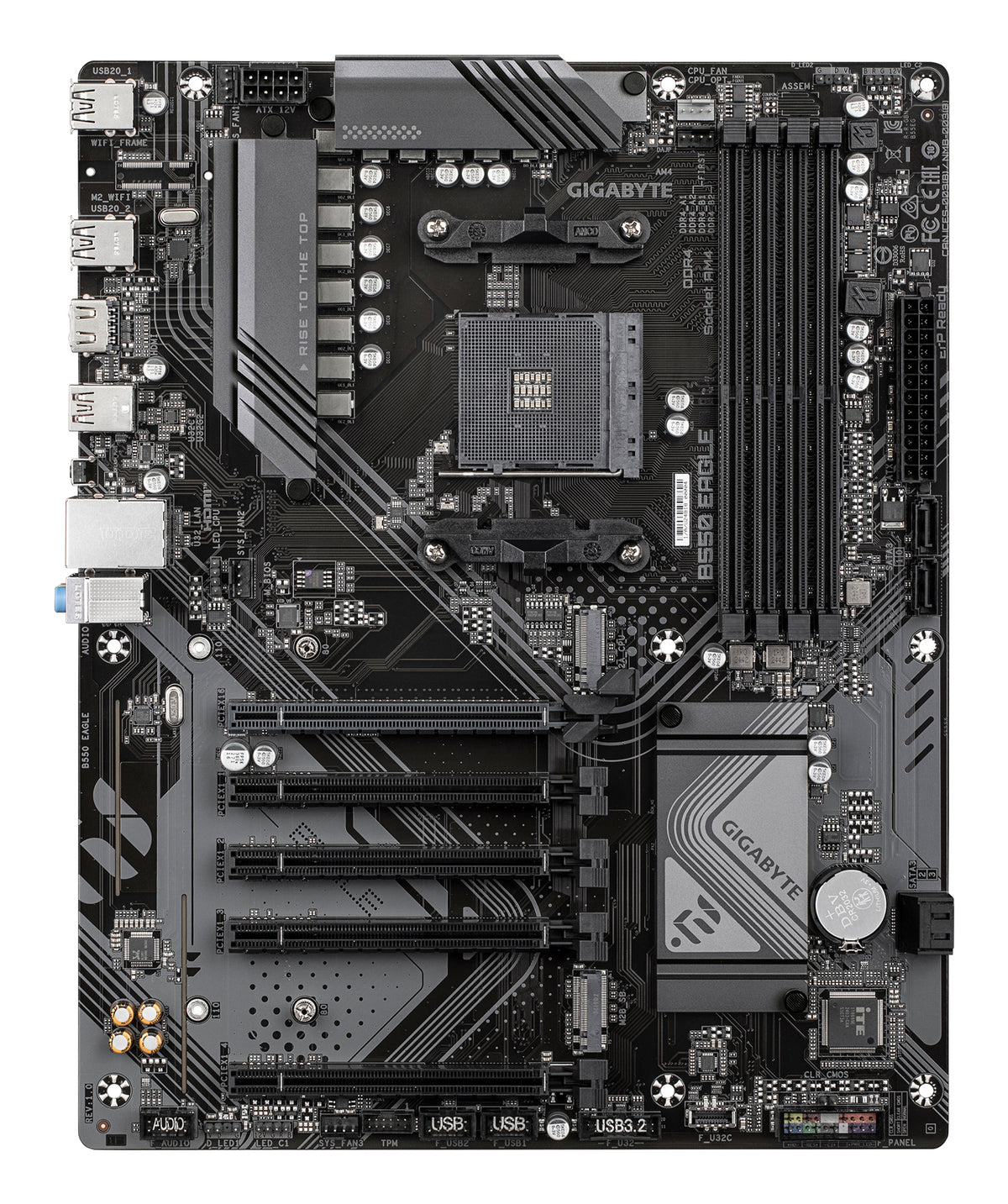 Carte mere - GIGABYTE - B550 EAGLE - Format ATX - Chipset AMD B550 - DDR4 & PCIe 4.0