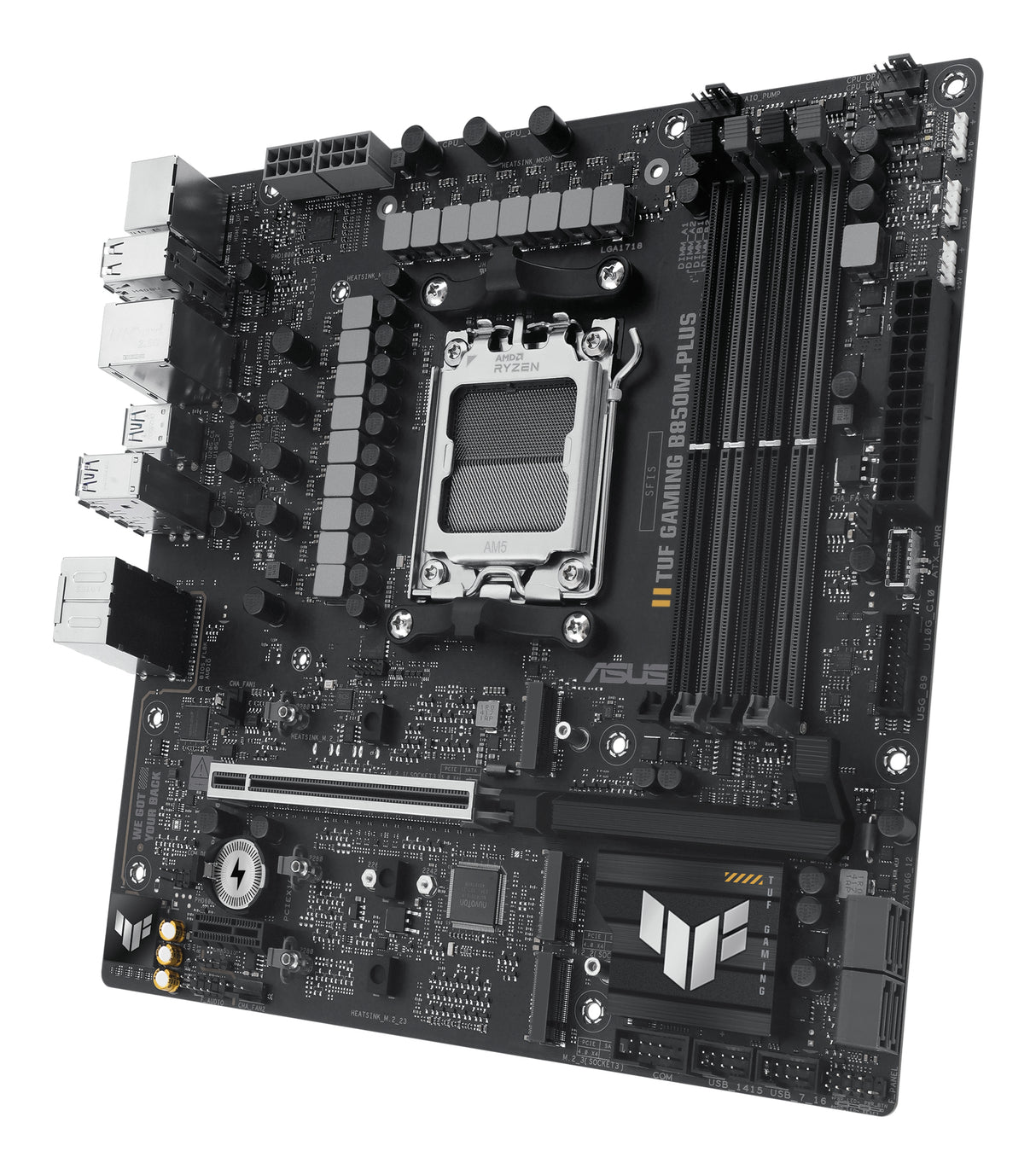 Carte mere - ASUS - TUF GAMING B850M-PLUS - AMD B850 - Emplacement AM5 micro ATX