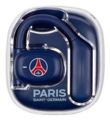 Écouteurs oreillette sport - Sans fil - Konix - PSG - Haut-parleurs 16,2 mm - Portée 10 m - Autonomie 12 h - Bluetooth 5.3 - Bleu