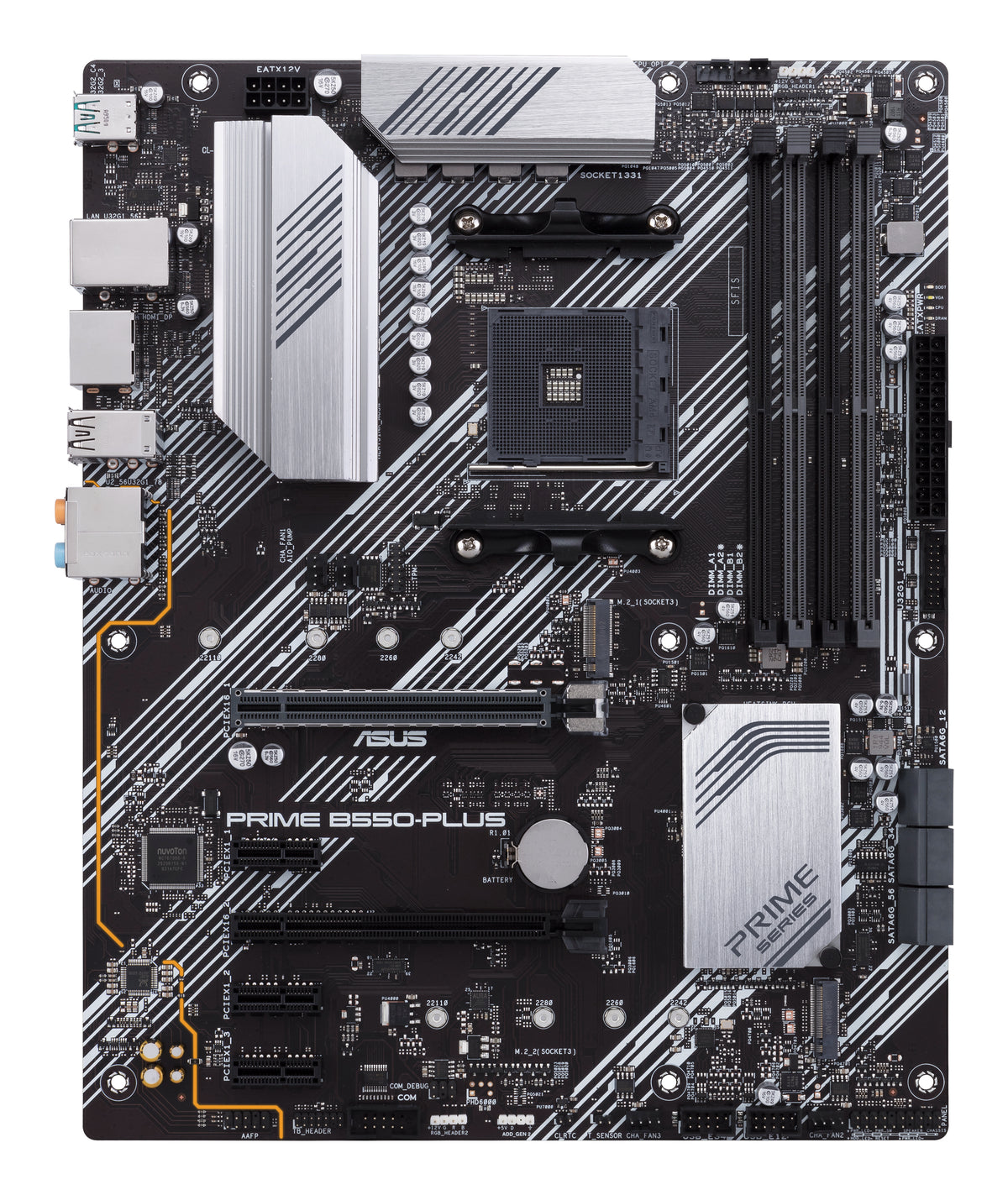 Carte Mere - ASUS - PRIME B550-PLUS - Socket AM4 - 3rd Génération AMD Ryzen Processeurs