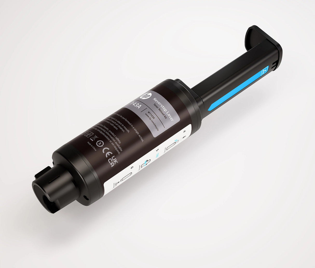 Recharge de toner noir HP 143A Neverstop authentique (W1143A) pour HP Neverstop 1000/1200 series
