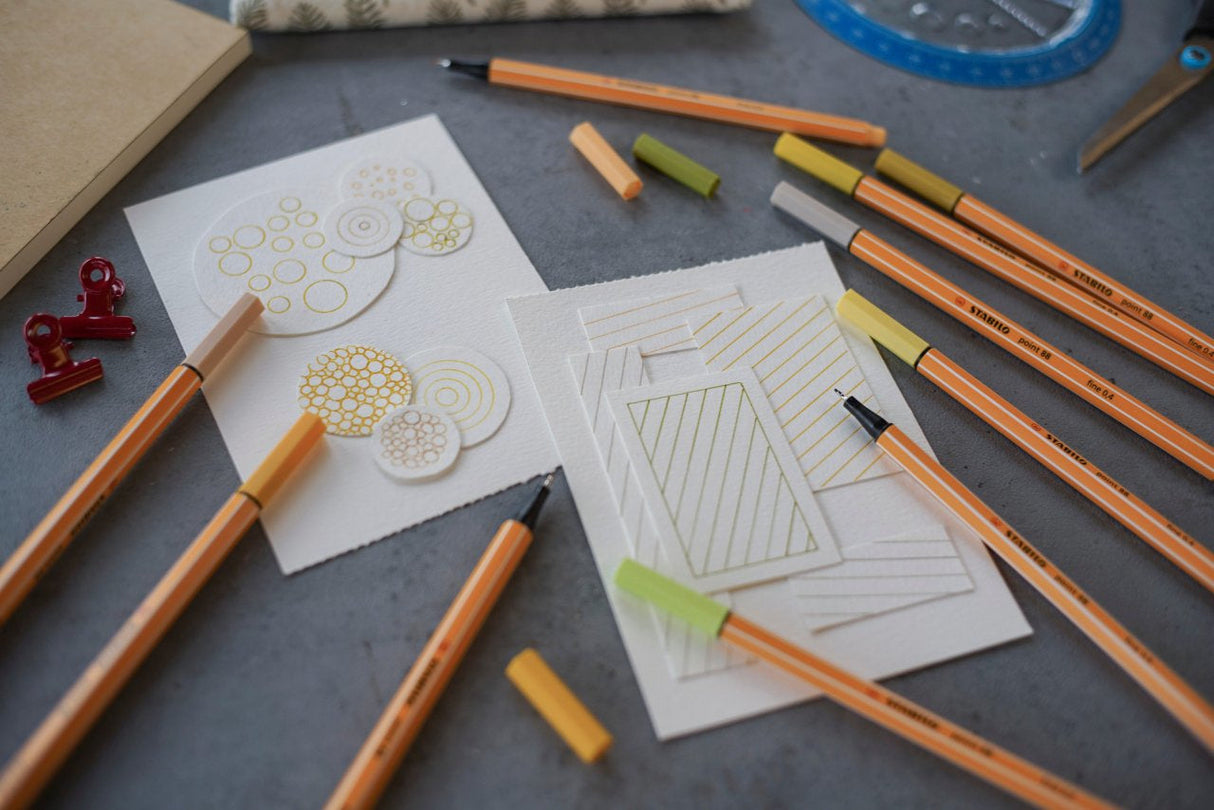 Stylo-feutre Stabilo Fineliner Point 88 pointe fine (Jaune)