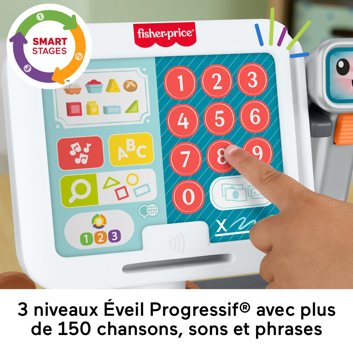 Fisher-Price - Ma Super Caisse Enregistreuse Rires et Éveil - Fisher-Price - JGW97