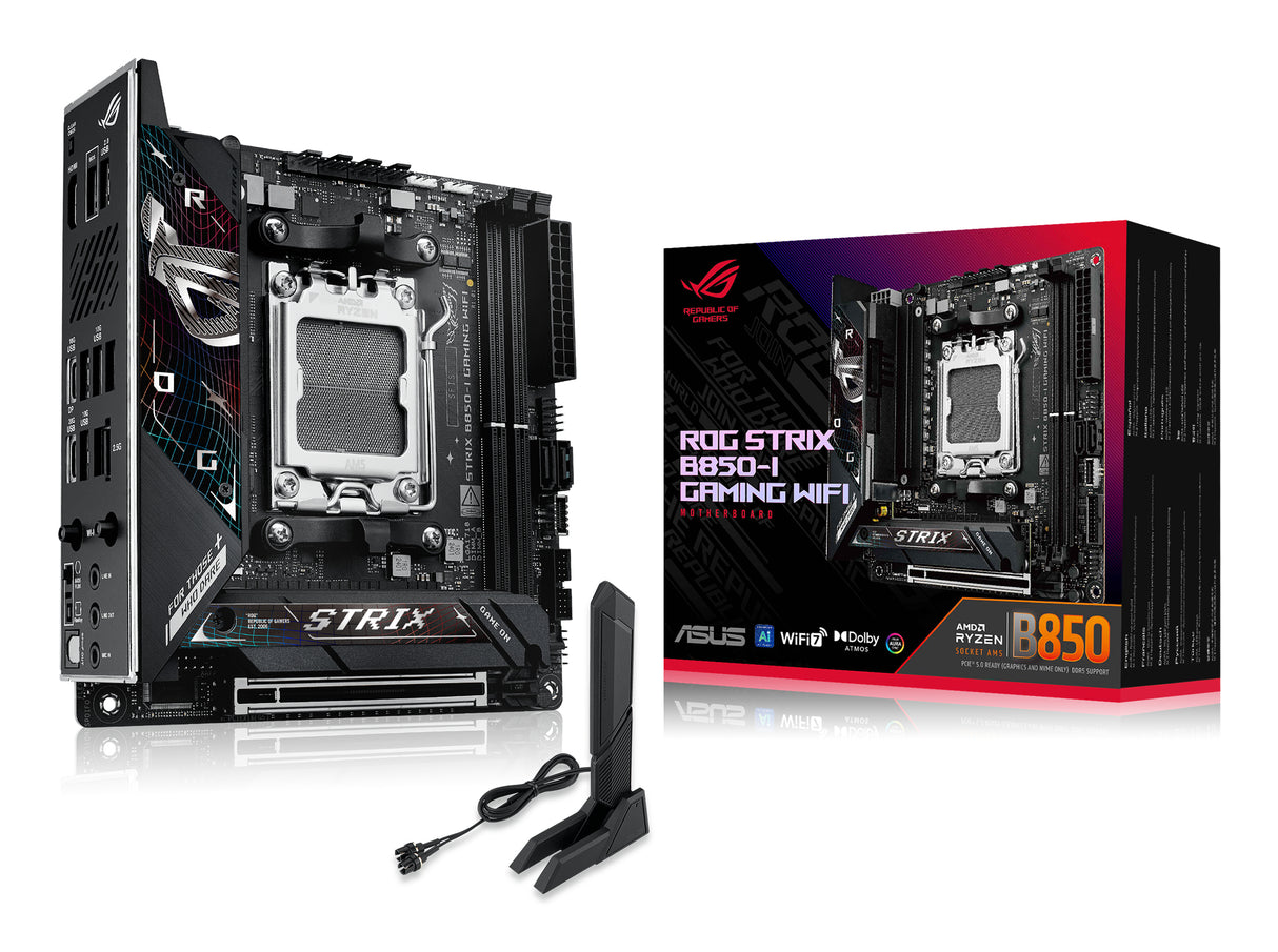 Carte mere - ASUS - ROG STRIX B850-I GAMING WIFI - AMD B850 - Emplacement AM5 mini ITX