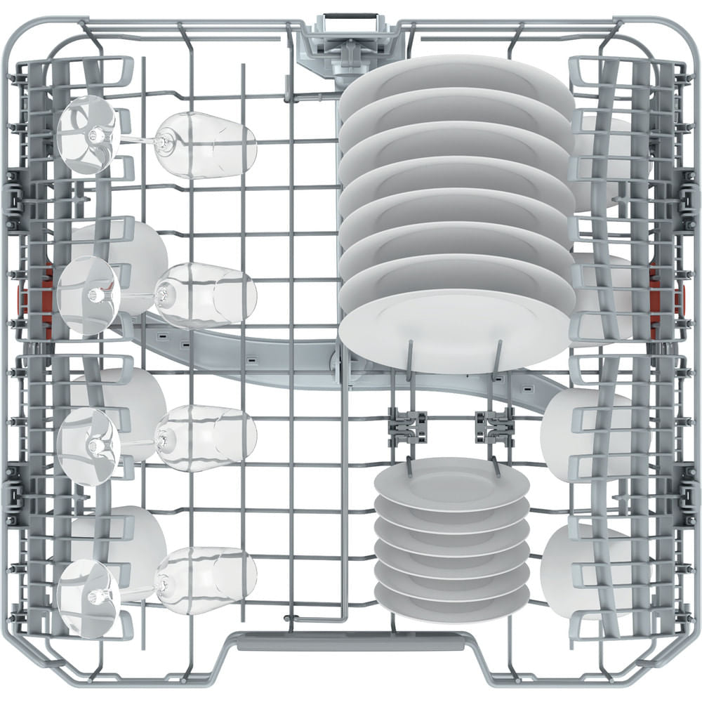Lave-vaisselle tout encastrable HOTPOINT HI5030WEF - 14 couverts - Induction - L60cm - 43 dB - tiroir a couverts