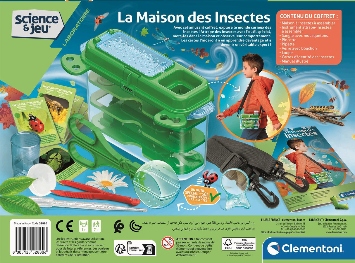 La maison des insectes - Clementoni - Science & Jeu - Jeux Scientifiques