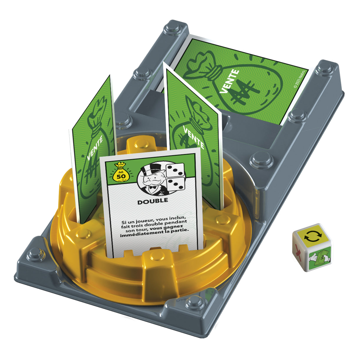 Monopoly Extension Tout est a vendre, rend le jeu Monopoly classique plus amusant et plus rapide, jeux de plateau, 2 a 6 joueurs, 40