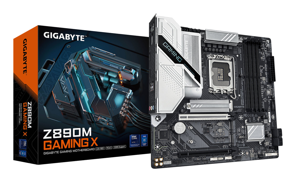 Carte mere - GIGABYTE - Z890M GAMING X - Socket 1851 - DDR5 SDRAM - M.2 PCIe 5.0