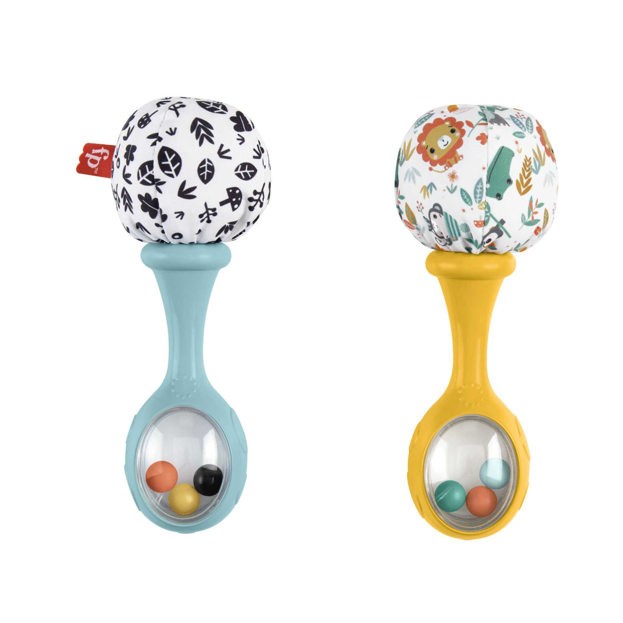 Fisher-Price-Mes Premiers Maracas-Jouet d'éveil 2 hochets des 3 mois HMF34