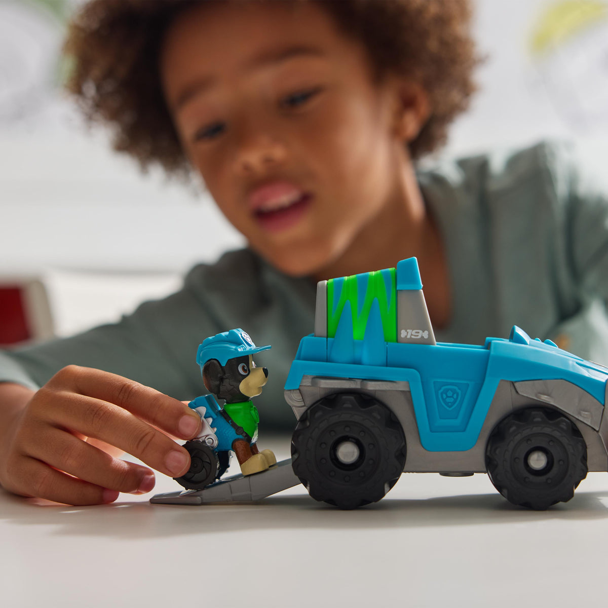 SPIN MASTERVEHICULE + FIGURINE REX La Pat' Patrouille
