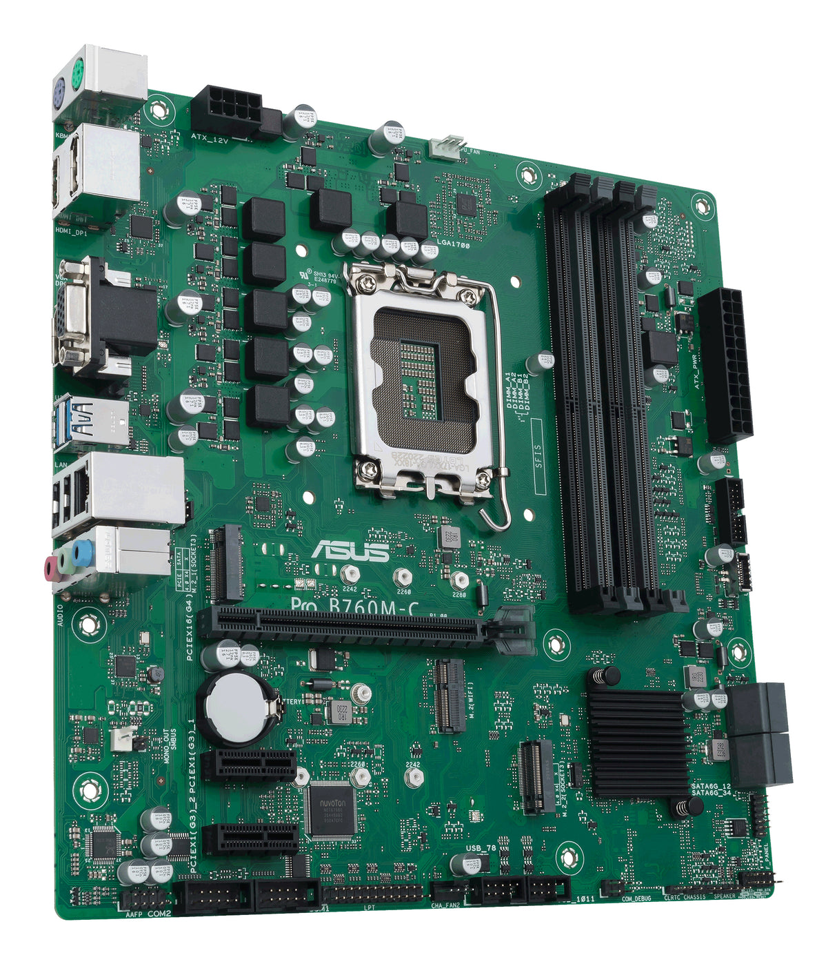 Carte mere - ASUS - PRO B760M-C-CSM - Intel B760 LGA 1700 micro ATX
