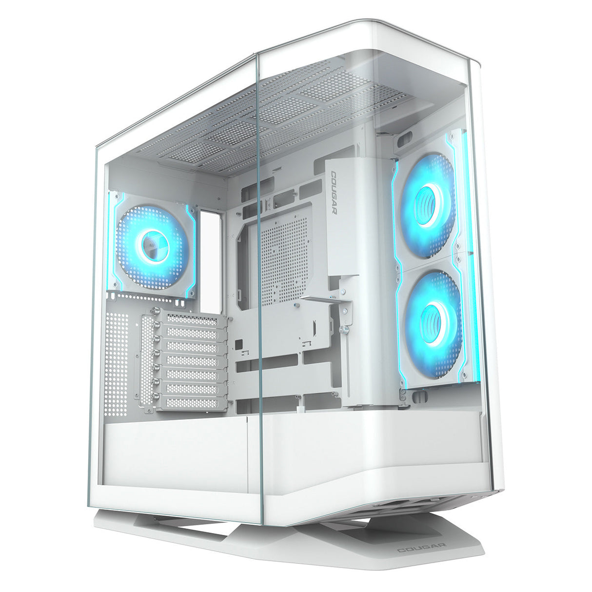 Boitier Moyen Tour E-ATX Cougar FV270 RGB avec panneaux vitrés (Blanc)