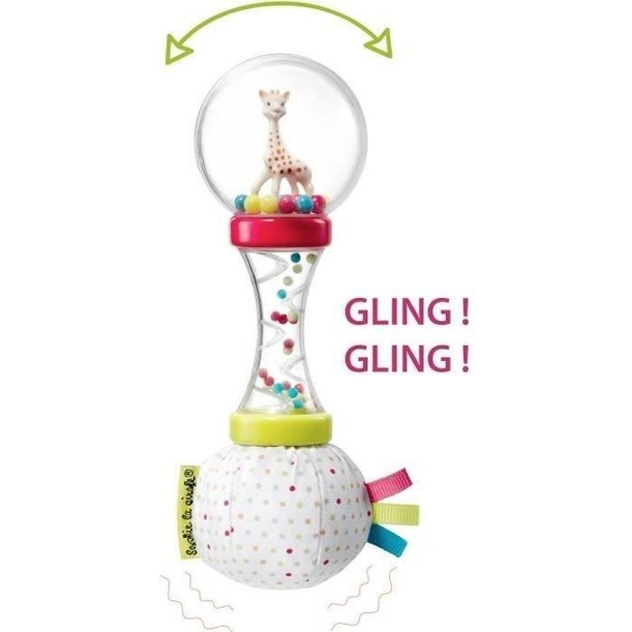 SOPHIE LA GIRAFE Hochet Double Matiere 'Soft Maracas'