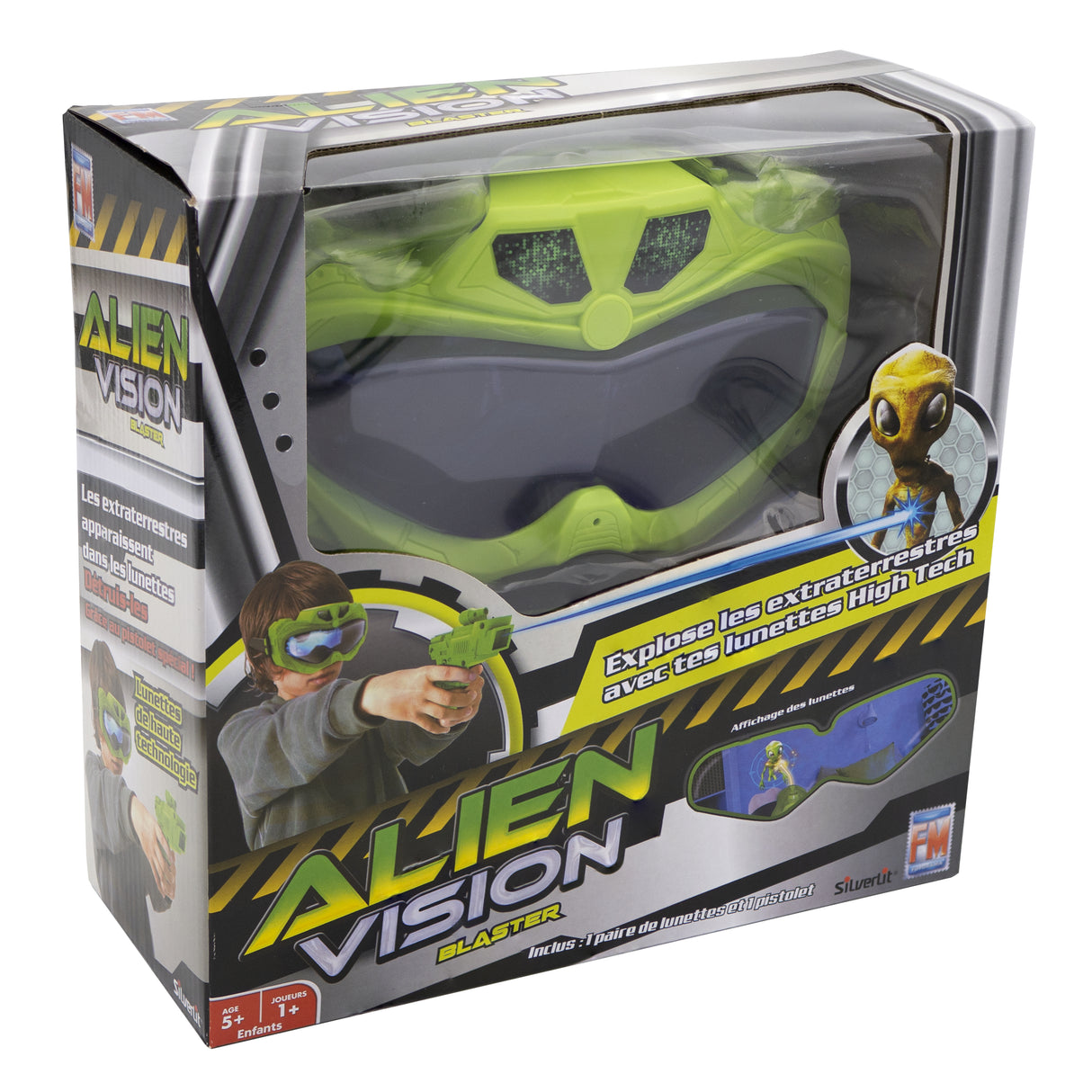 Masque 3D - SILVERLIT - ALIEN VISION - 4 niveaux de difficulté - Des 5 ans