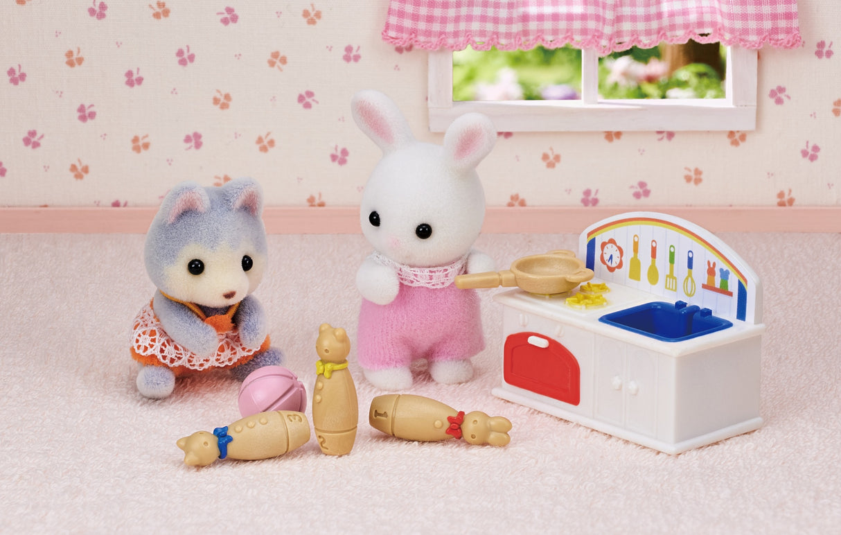 Figurines miniatures - SYLVANIAN FAMILIES - Le coffre a jouets des bébés