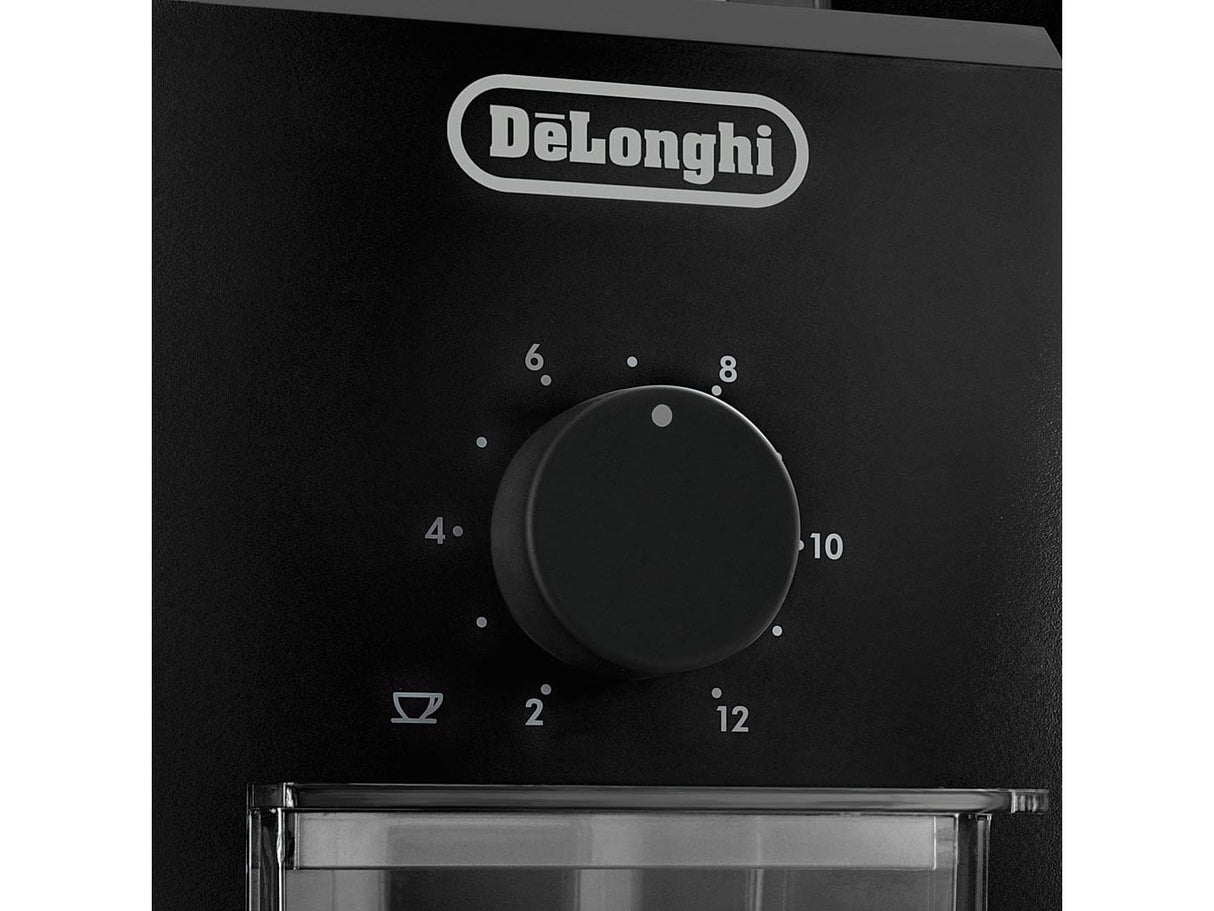 Moulin a café électrique - DELONGHI KG79 - Capacité 120g - 17 niveaux de broyage - Noir