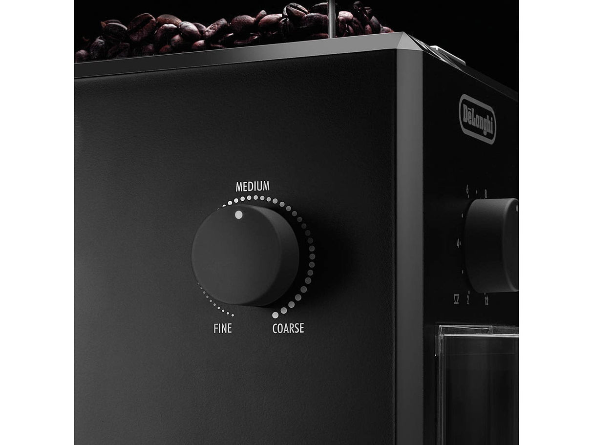 Moulin a café électrique - DELONGHI KG79 - Capacité 120g - 17 niveaux de broyage - Noir