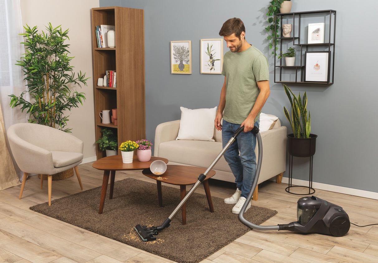 Aspirateur traineau sans sac - HOOVER - HP321PAF - 850 W - 75 dBA - 2 L - Gris