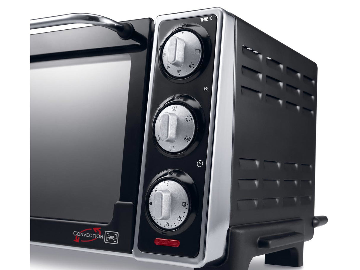 Mini-four - Chaleur tournante - DELONGHI - EO20792 - Noir - 20 L - 49 x 35 x 25,5 cm - 1300 W