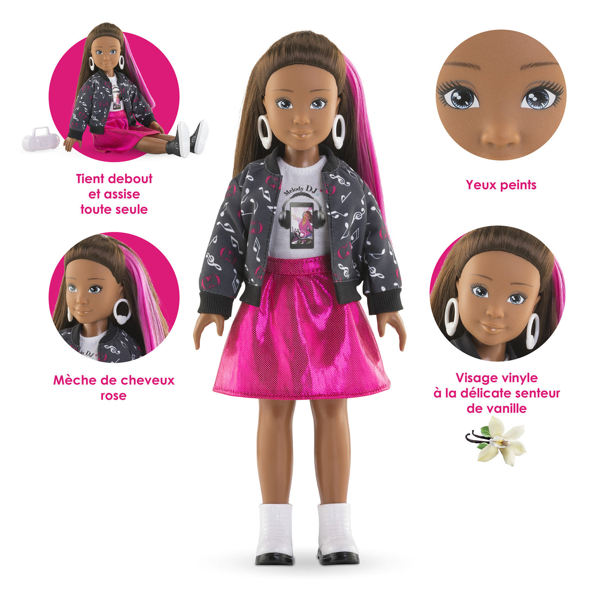 Poupée mannequin - COROLLE - Melody Music Studio - 28 cm - 4 accessoires - des 4 ans