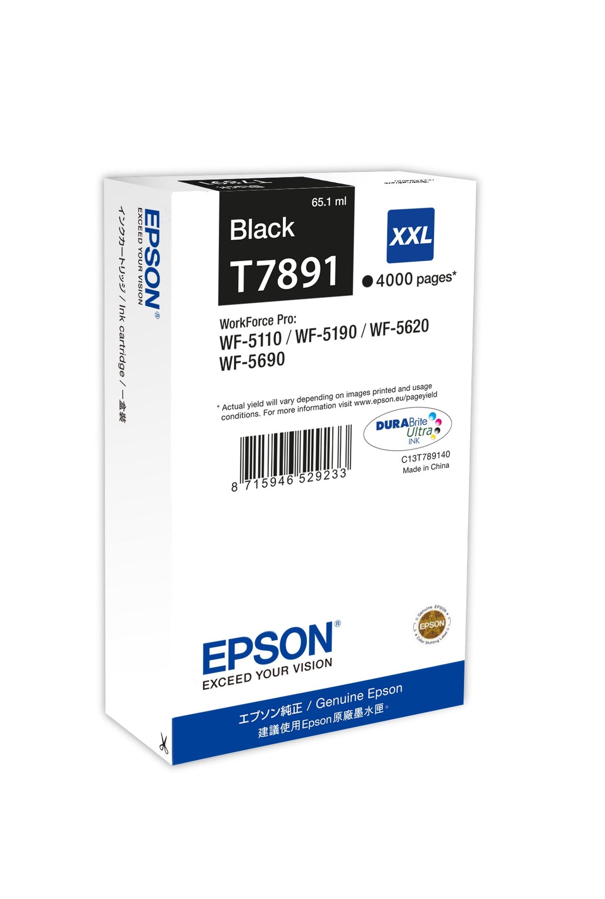 Cartouche d'encre Epson T7891 XXL (Noir)
