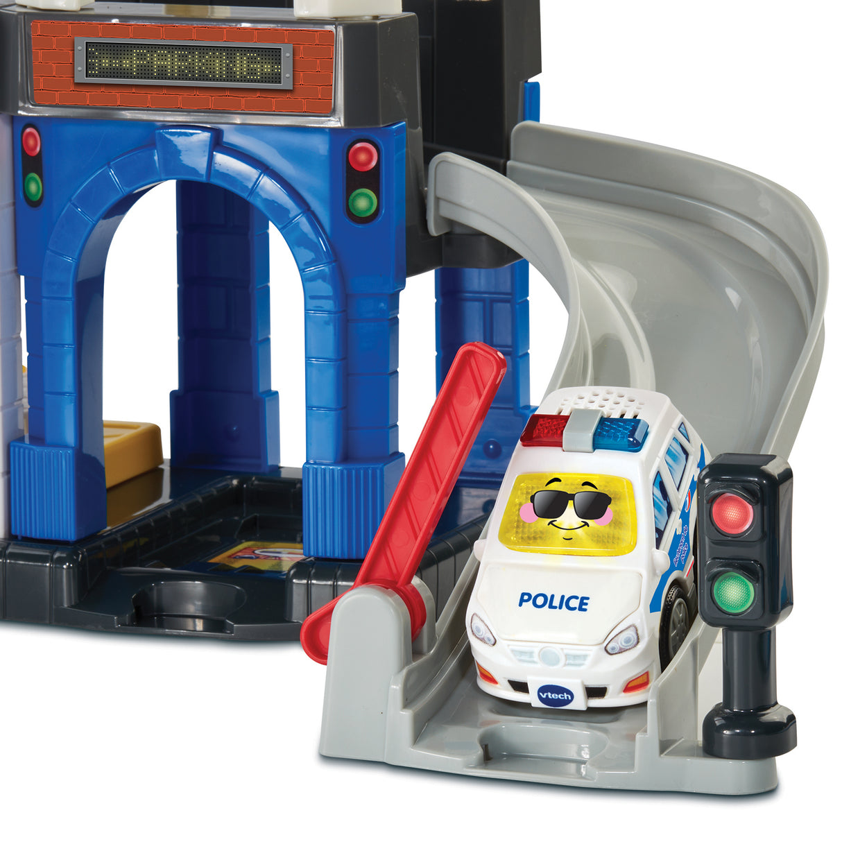 VTECH TUT TUT BOLIDES SERIE PRO - SUPER POSTE DE POLICE INTERACTIF (+ CHRIS, LIEUTENANT DE POLICE)